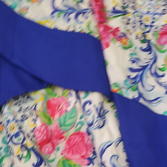 Nwt Boston Proper  Floral Dress in Blue and White - Picture 15 of 16